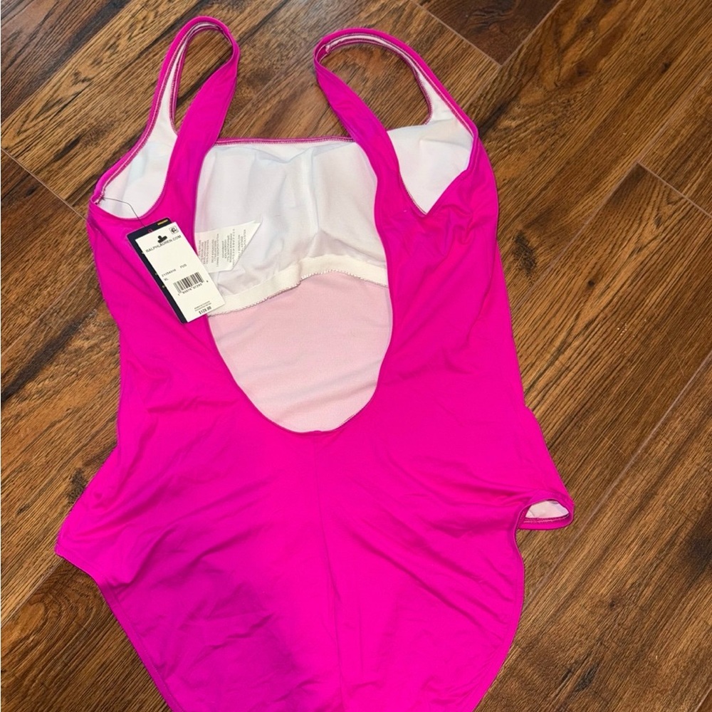 Polo Ralph Lauren Women’s Pink One Piece Swimsuit XL New with Tags!! - Picture 2 of 7